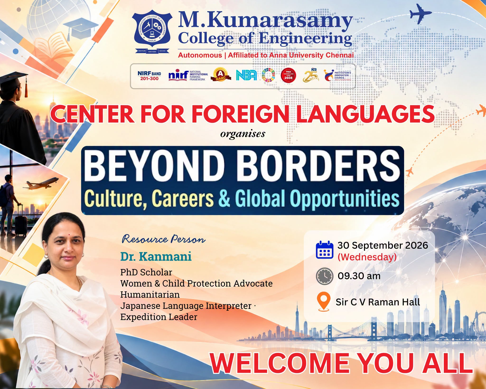 Discover Cultures. Explore Careers. Connect with the World.
